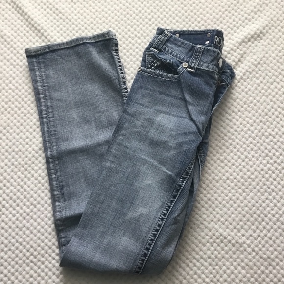 ROCK & ROLL COWGIRL JEAN WITH BLING DETAIL SZ 26X34 NWOT - Picture 5 of 8